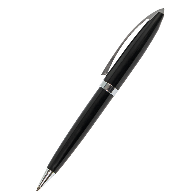 Ручка кулькова Optima Cabinet Solo синя корпус чорний в подарунковому футлярі