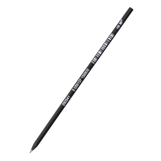 Олівець YES Slim Black HB графітний