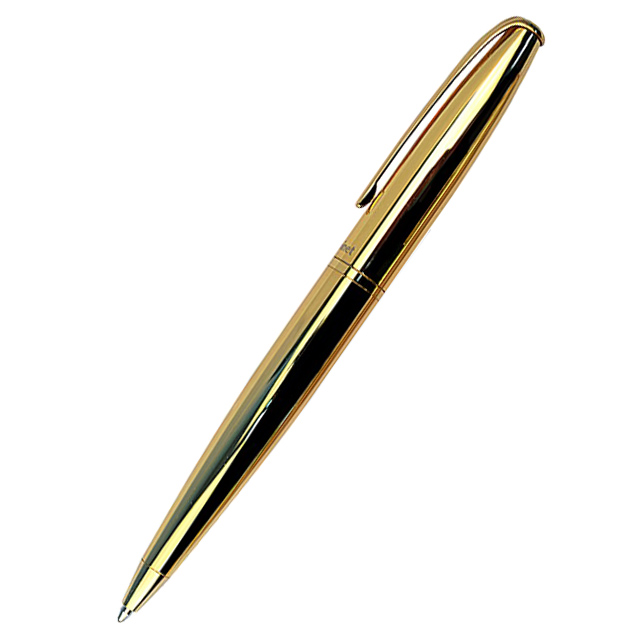 Ручка кулькова Optima Cabinet Miracle синя корпус золотий в подарунковому футлярі