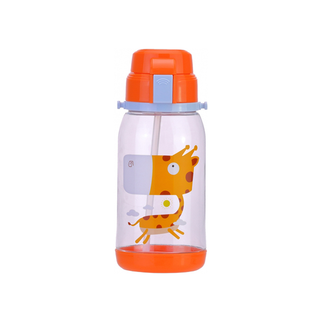 Пляшечка для води CFS "Жирафік" 650мл помаранчева