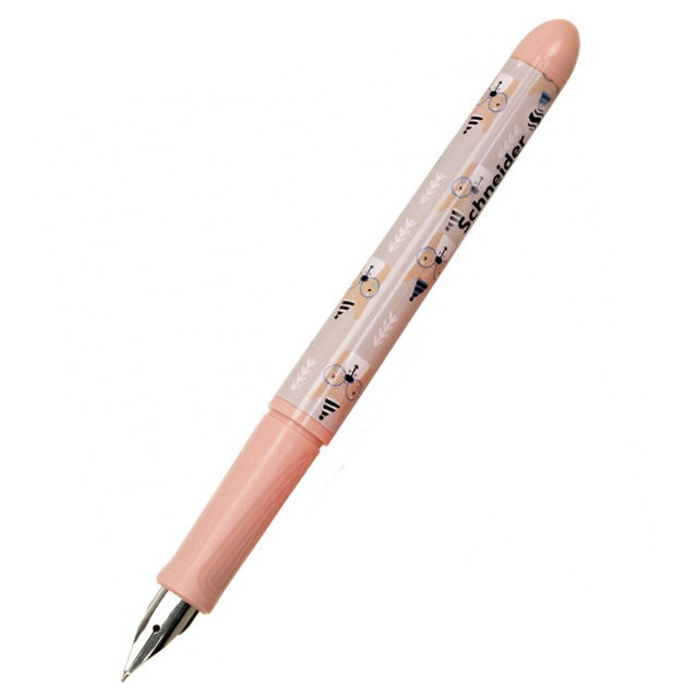 Ручка-перо Schneider Schneider Zippi Plus Песики в окулярах корпус рожевий
