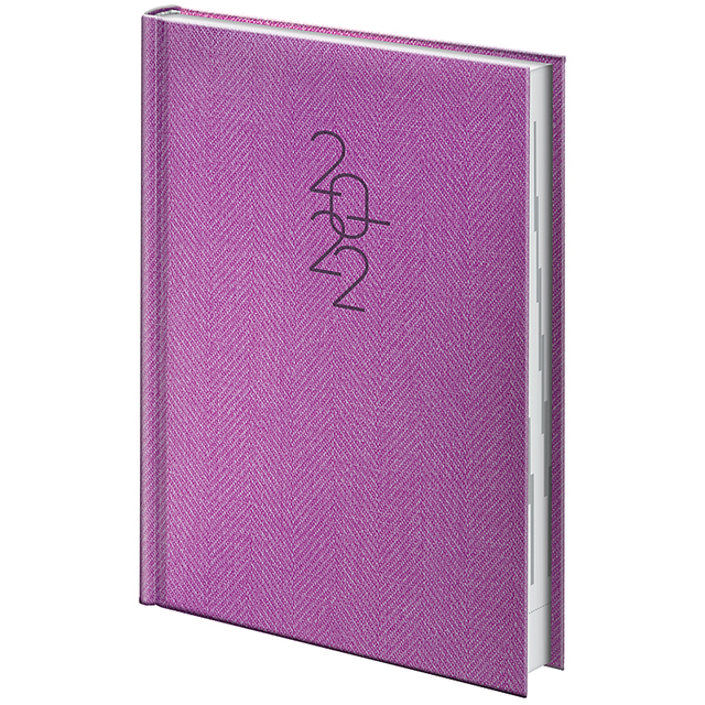 Щоденник Brunnen Стандарт Tweed 2022 фіолетовий