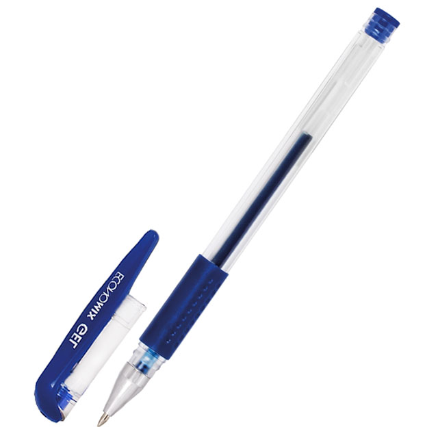 Ручка гелева EconoMix Gel 0,5 мм синя