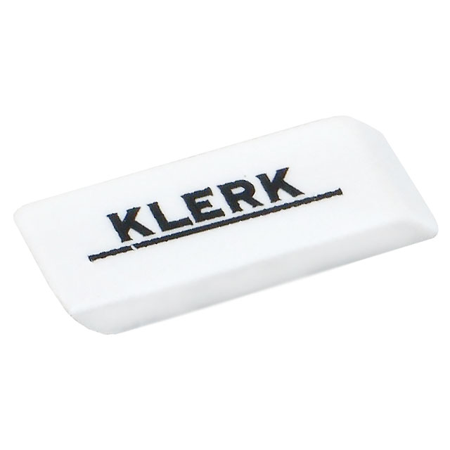 Гумка Klerk KL1301 прямокутна біла 47х14х8 мм