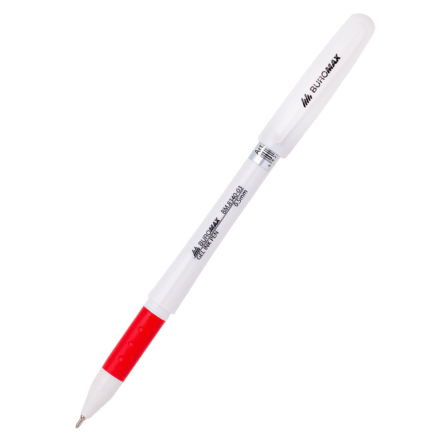 Ручка гелева BuroMax 0,5 мм червона