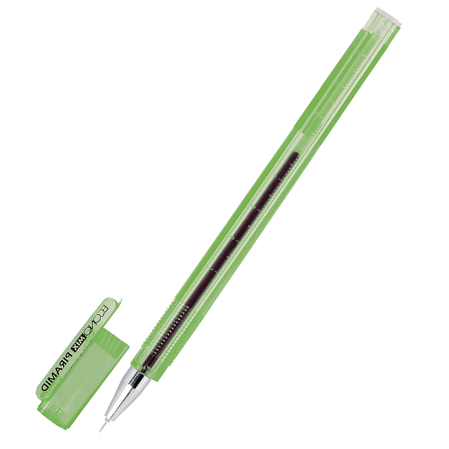 Ручка гелева EconoMix Piramid 0,5 мм зелена