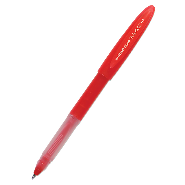 Ручка гелева Uni ball Singo Gelstick UM-170 0,7 мм червона