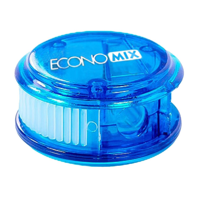 Чинка EconoMix E40605 з круглим контейнером колір асорті