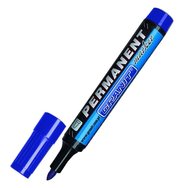 Перманентний маркер Granit 860 3-4 мм синій (5904431002549)