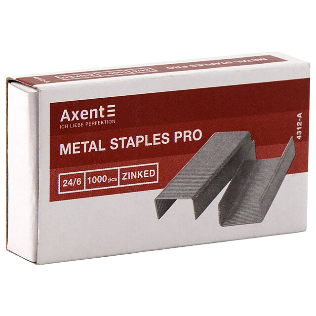 Скоби для степлера Axent Pro №24/6 1000 шт