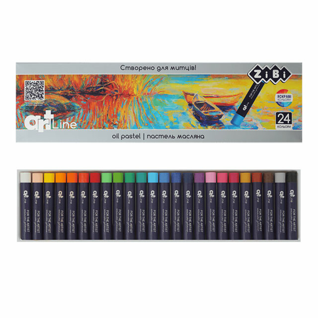 Набір пастелі масляної ZiBi Art Line 24 кольорів ZB.2492