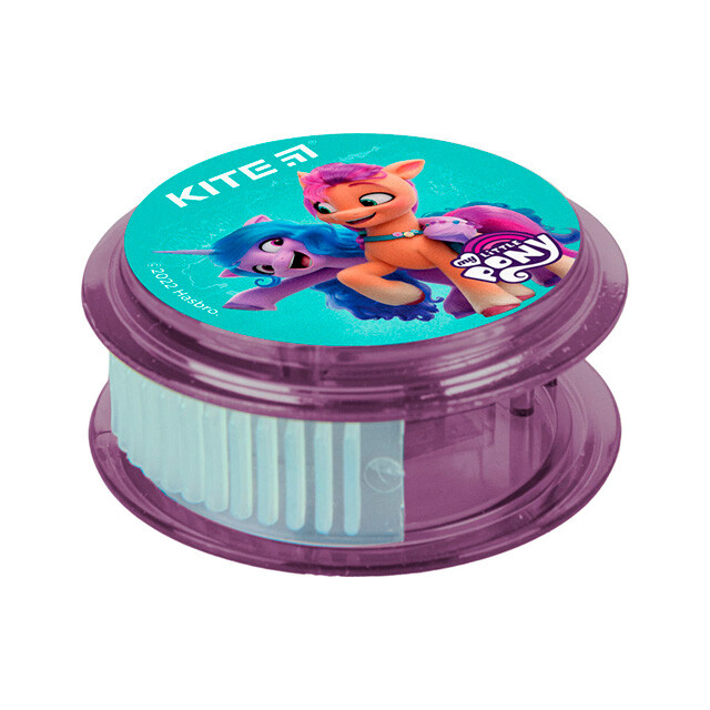 Чинка Kite Little Pony кругла з контейнером (4063276038586)