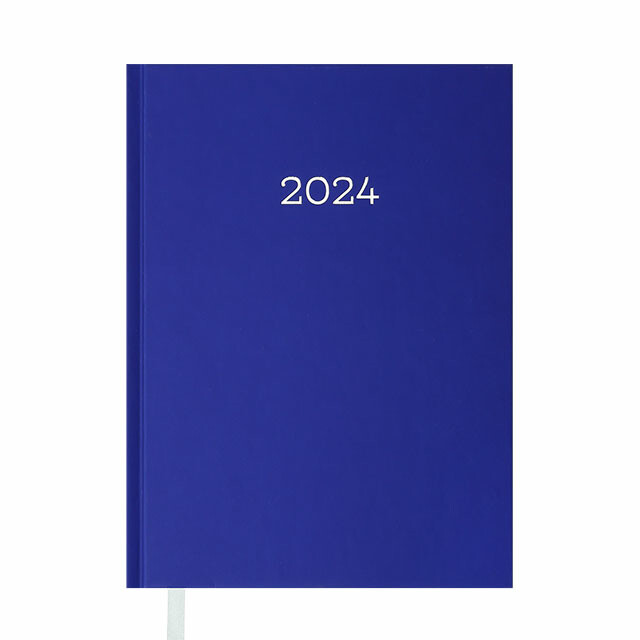 Щоденник BuroMax Стандарт Monochrome 2024 336 ст срб/т синій (BM.2160-02)