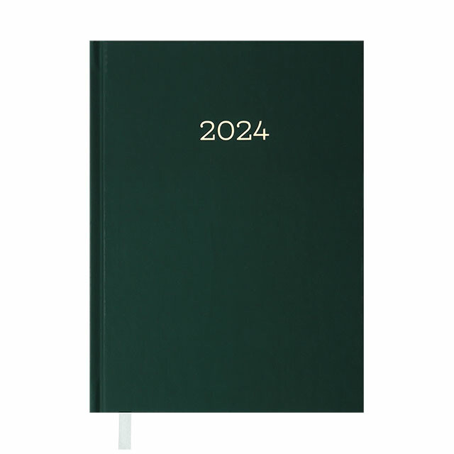 Щоденник BuroMax Стандарт Monochrome 2024 336 ст срб/т зелений (BM.2160-04)