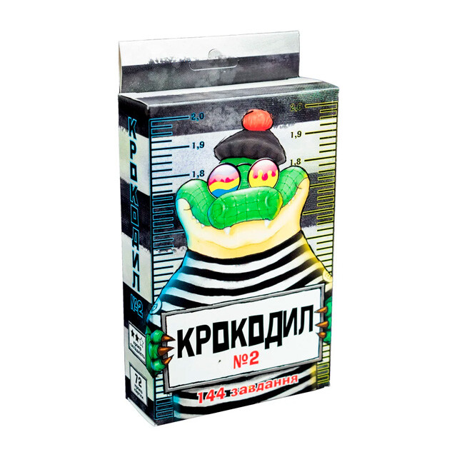 Гра настільна карткова Strateg "Крокодил №2" українською