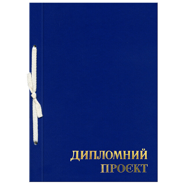 Папка "Дипломний проект" А4 147арк обкладинка бумвініл (4823040412079)