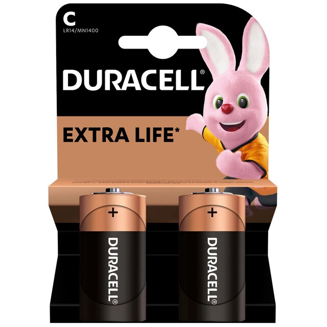 Батарейки Duracell 1.5V MN1400-LR14 З 2шт (5000394052529)