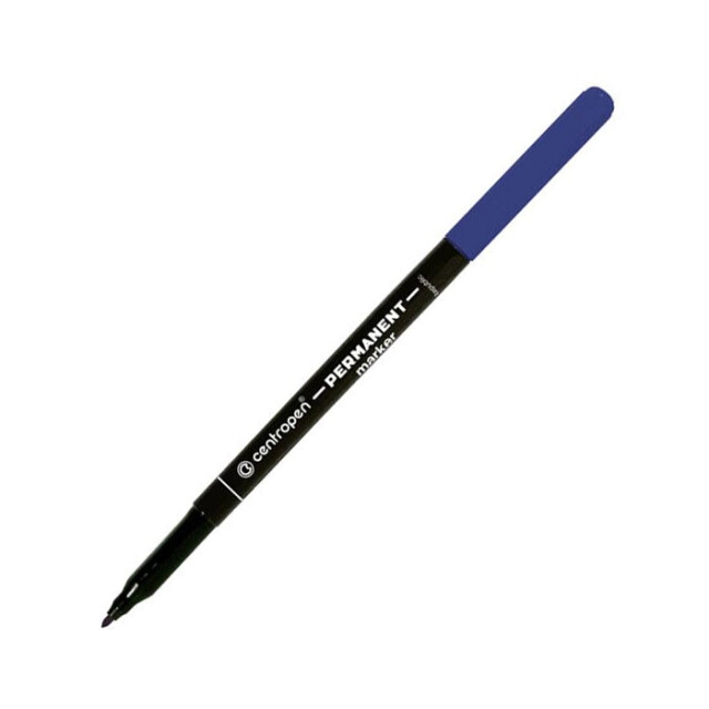 Перманентний маркер Centropen 1 мм синій (2536/03)