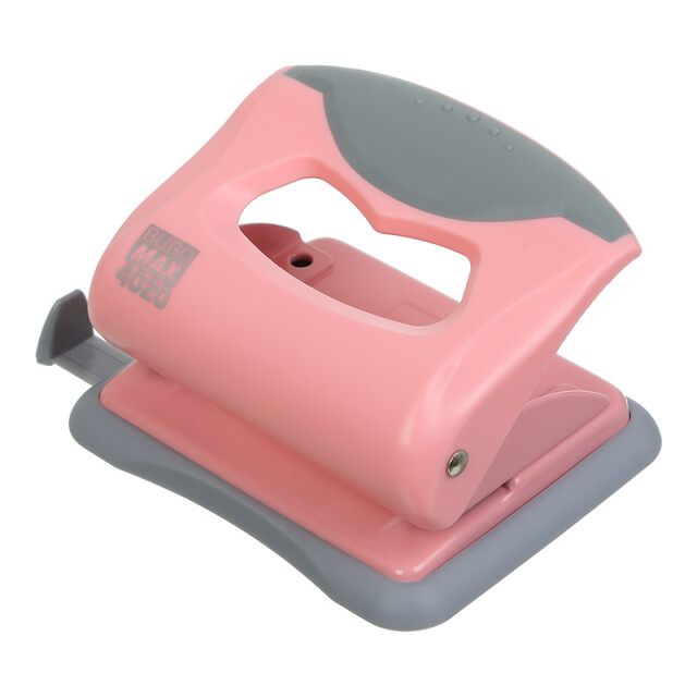 Діркопробивач BuroMax Pastel 4020 20 аркушів 5.5 мм пастель рожевий (BM.4020-10)