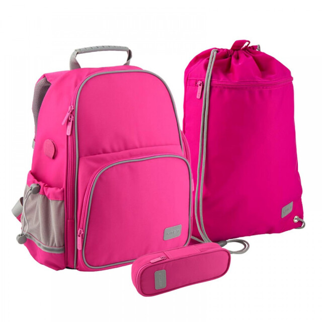 Набір Kite Education Smart рюкзак + сумка для взуття + пенал рожевий (K19-720S-1)