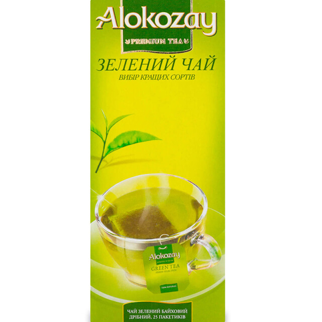 Чай Alokozay ф/п зелений 25 х 2г