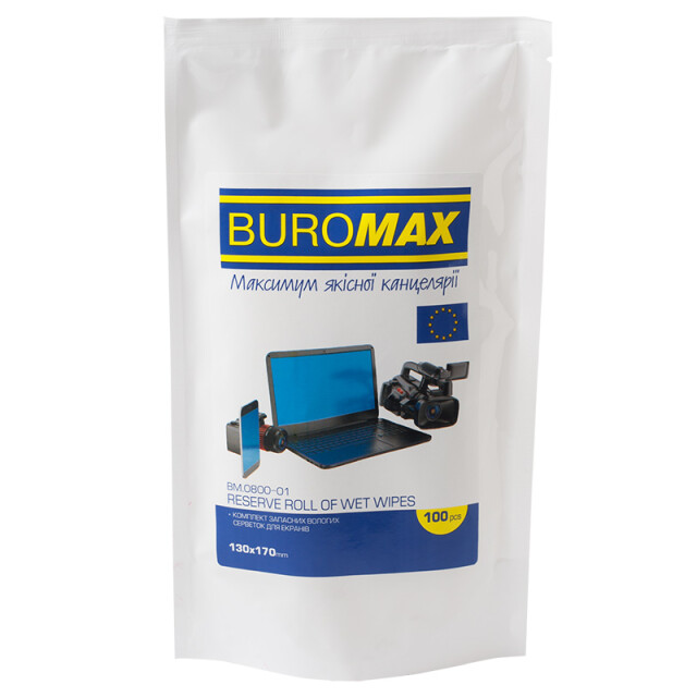 Запасний блок серветок для TFT-монітора BuroMax 100 шт (BM.0800-01)