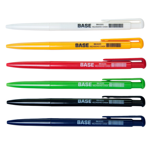Ручка BuroMax Base 0.7 мм автоматична синя кулькова (BM.8205-01)