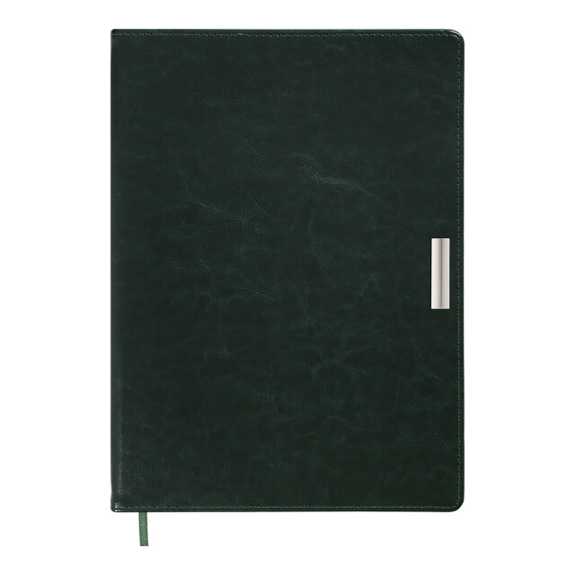 Щоденник недатований А4 BuroMax Salerno 288 сторінок кремовий блок зелений (BM.2099-04)